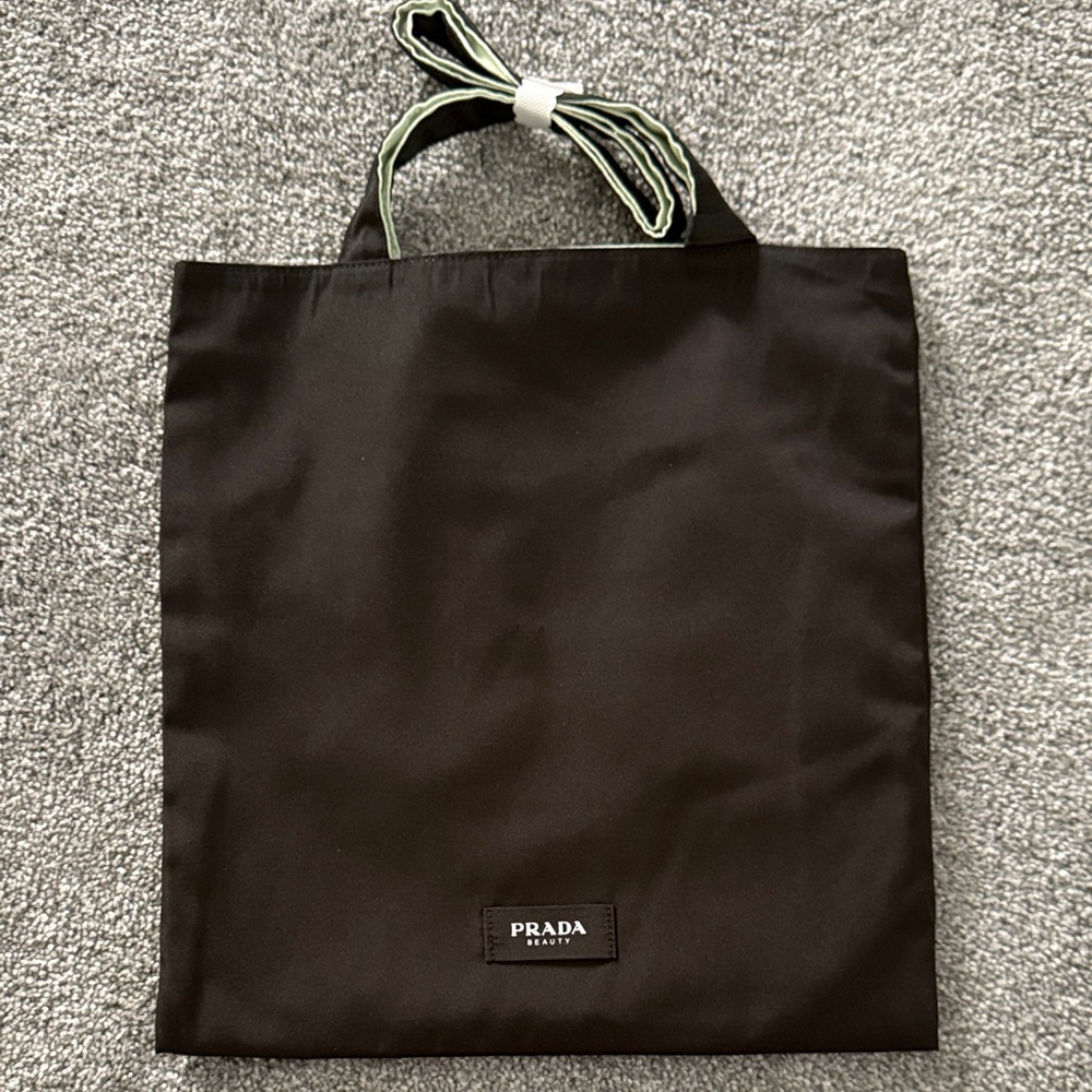 Prada beauty black reversible Nylon Tote